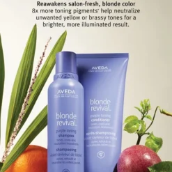 Aveda Blonde Revival™ Purple Toning Conditioner -Kérastase Soldes aveda blonde revival purple toning conditioner apres shampoing violet 3