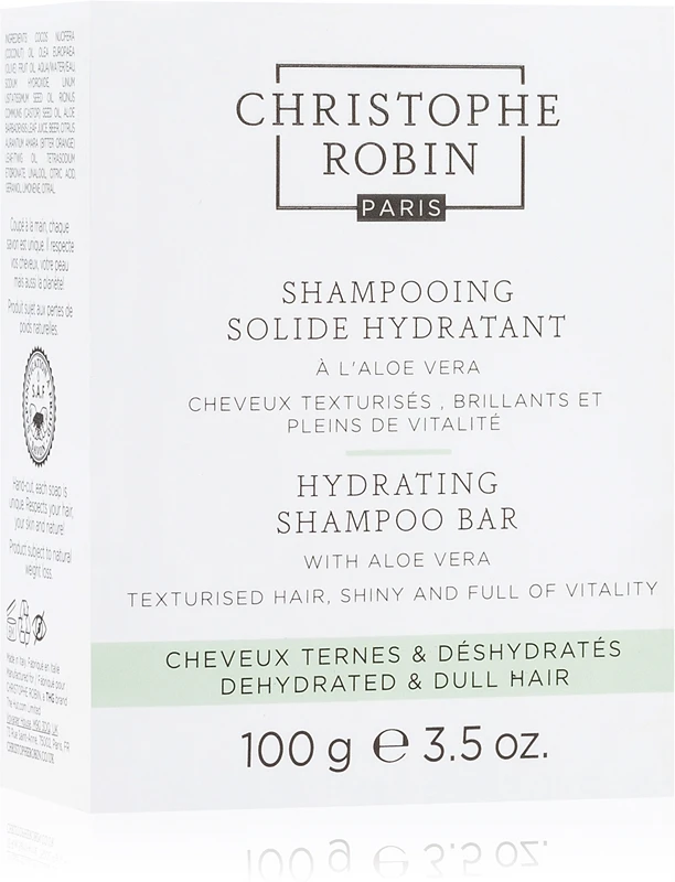 Christophe Robin Hydrating Shampoo Bar With Aloe Vera 1 Christophe Robin Hydrating Shampoo Bar With Aloe Vera